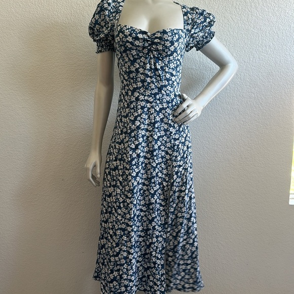 Reformation Lacey Raquel Floral Midi Dress - Picture 6 of 12